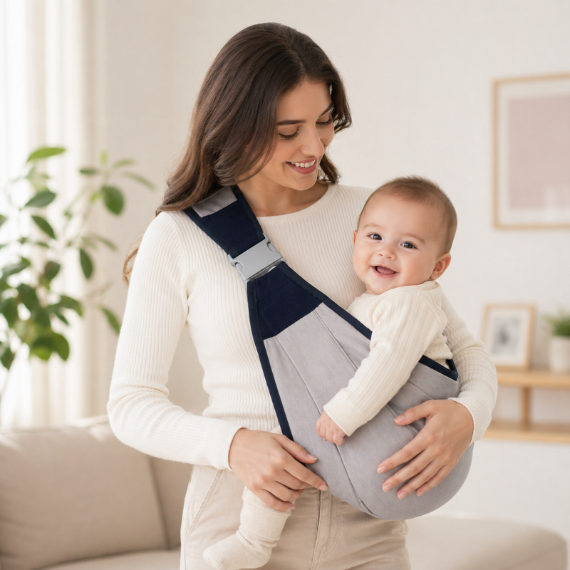 AiroCarry™ Comfort Sling – Lightweight Baby Carrier for Hands-Free Carrying